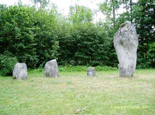 Menhirs néolithique de Clendy