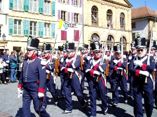 Défilé des Milices Vaudoises, Yverdon-les-Bains