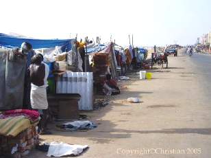 Bord de mer à Madras