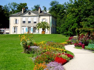 Jardin botanique au mois d'août à Genève