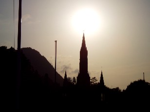 Soleil couchant sur la Cathédrale